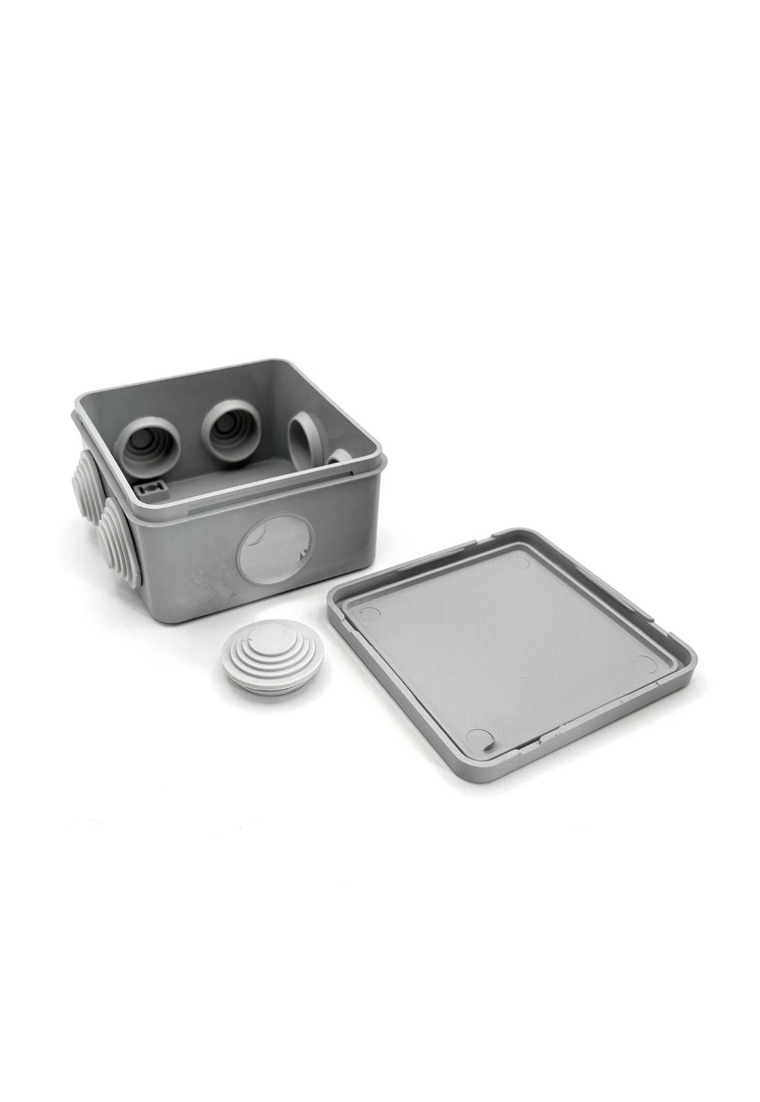 Pack 6 Caja Estanca Derivación Drl Ip40 85x85x50mm Conos Sec Gris-2