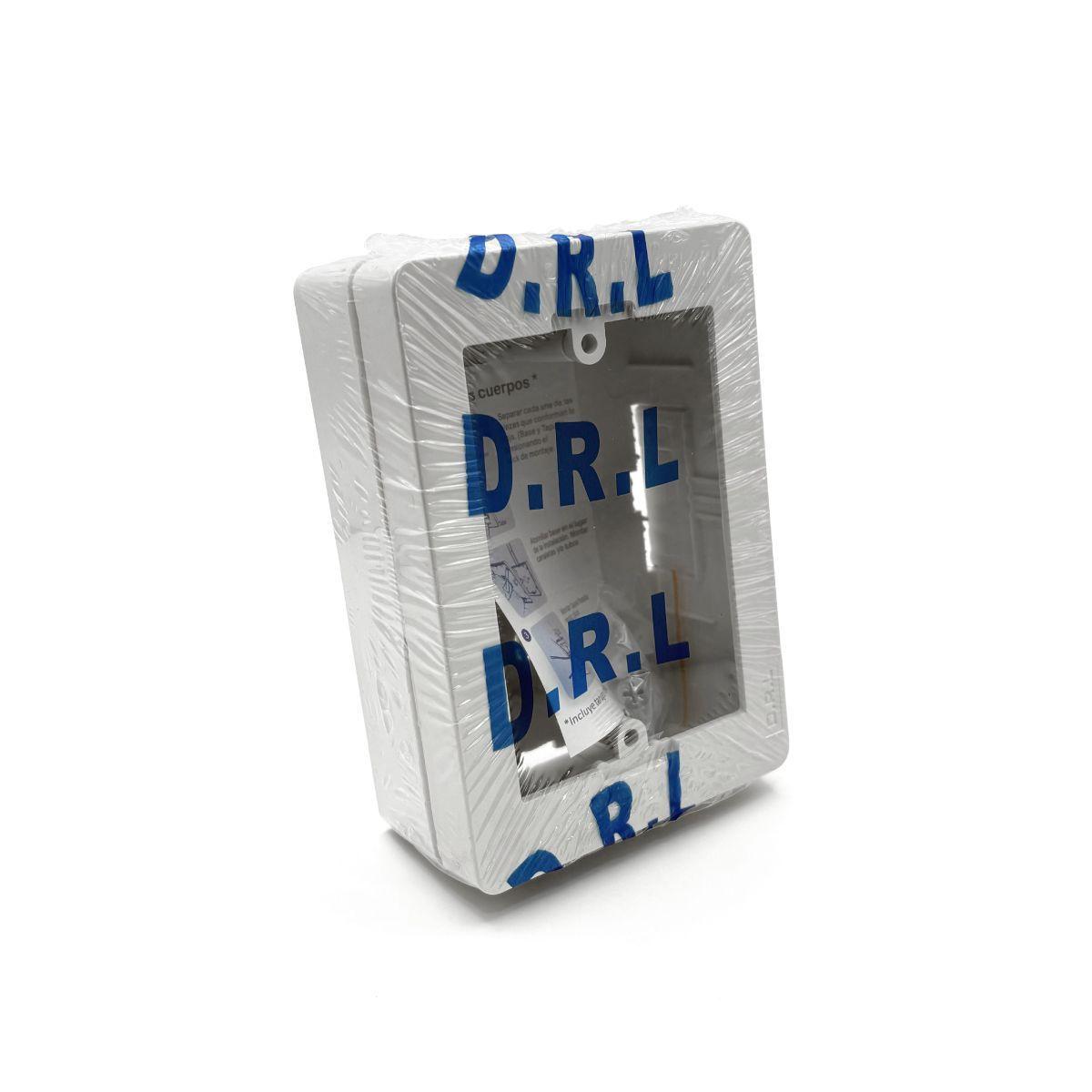 Pack 10 Caja Chuqui Sobrepuesta Pvc C/tornillos Certificada Blanco-1