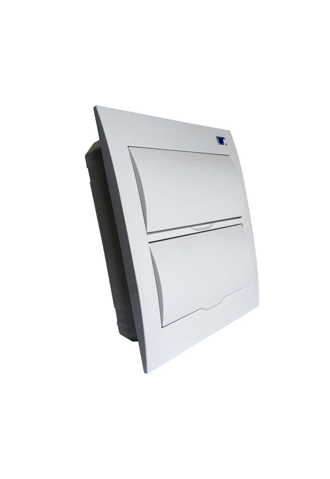 Tablero Eléctrico Embutido Drl 24 Modulos Tapa Blanca Sec-2