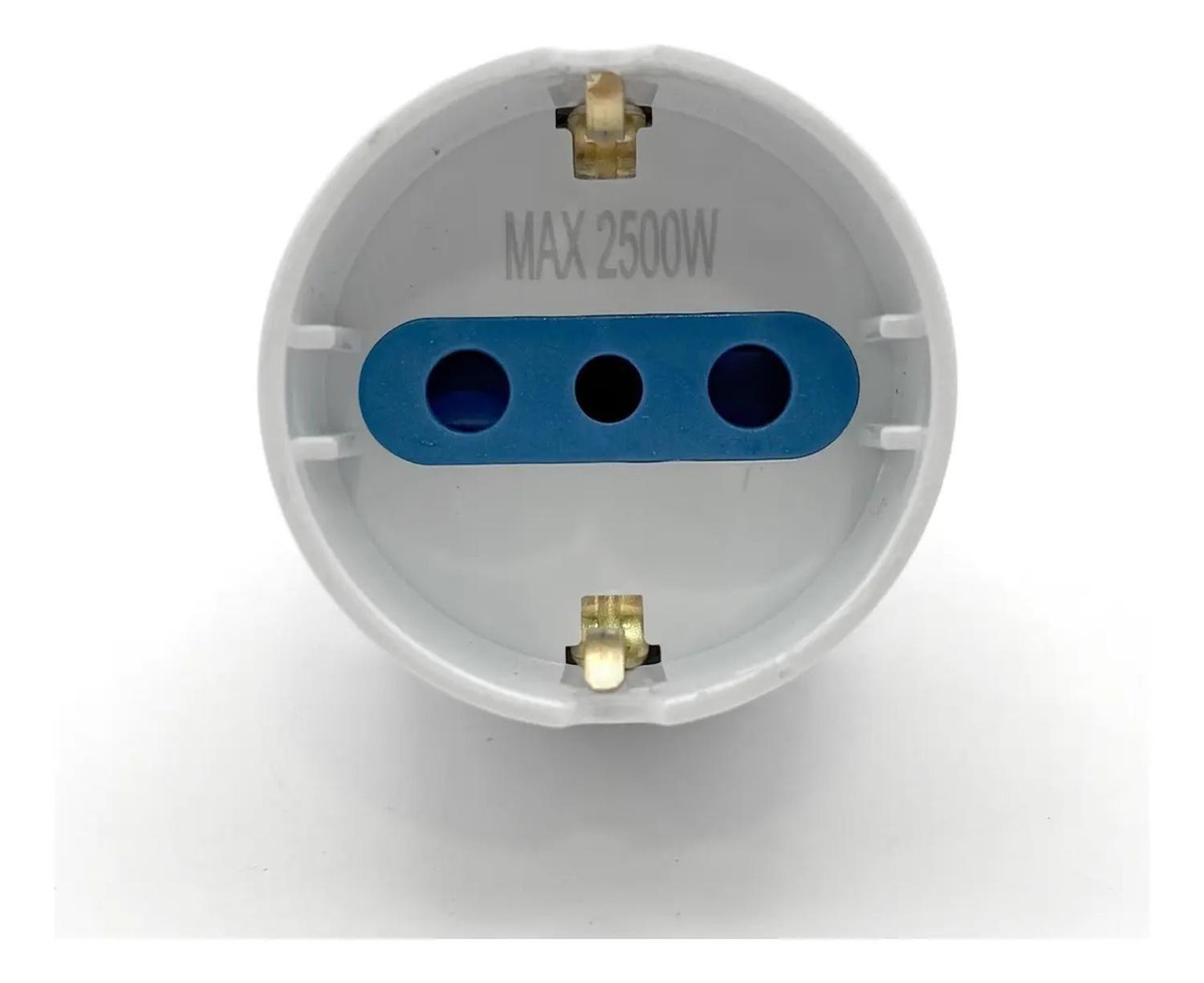 Pack 4 Adaptador Enchufe Schuko Hembra Eléctrico 10a Sec-4
