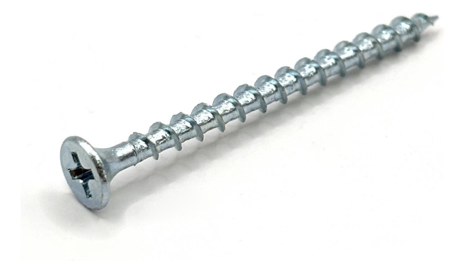 Tornillo Volcanita Wisefix P/fina Crs Zincado 6x2 500u-0