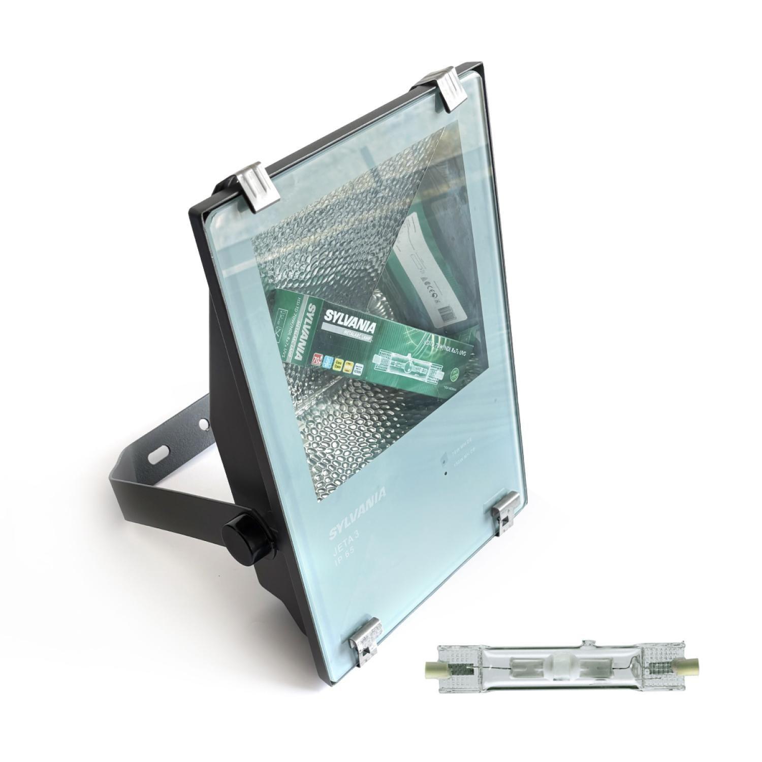Proyector 70w Silvania Jeta3 Hm Rx7s Ip65 4k (kit Ampolleta) Gris Blanco Neutro-0