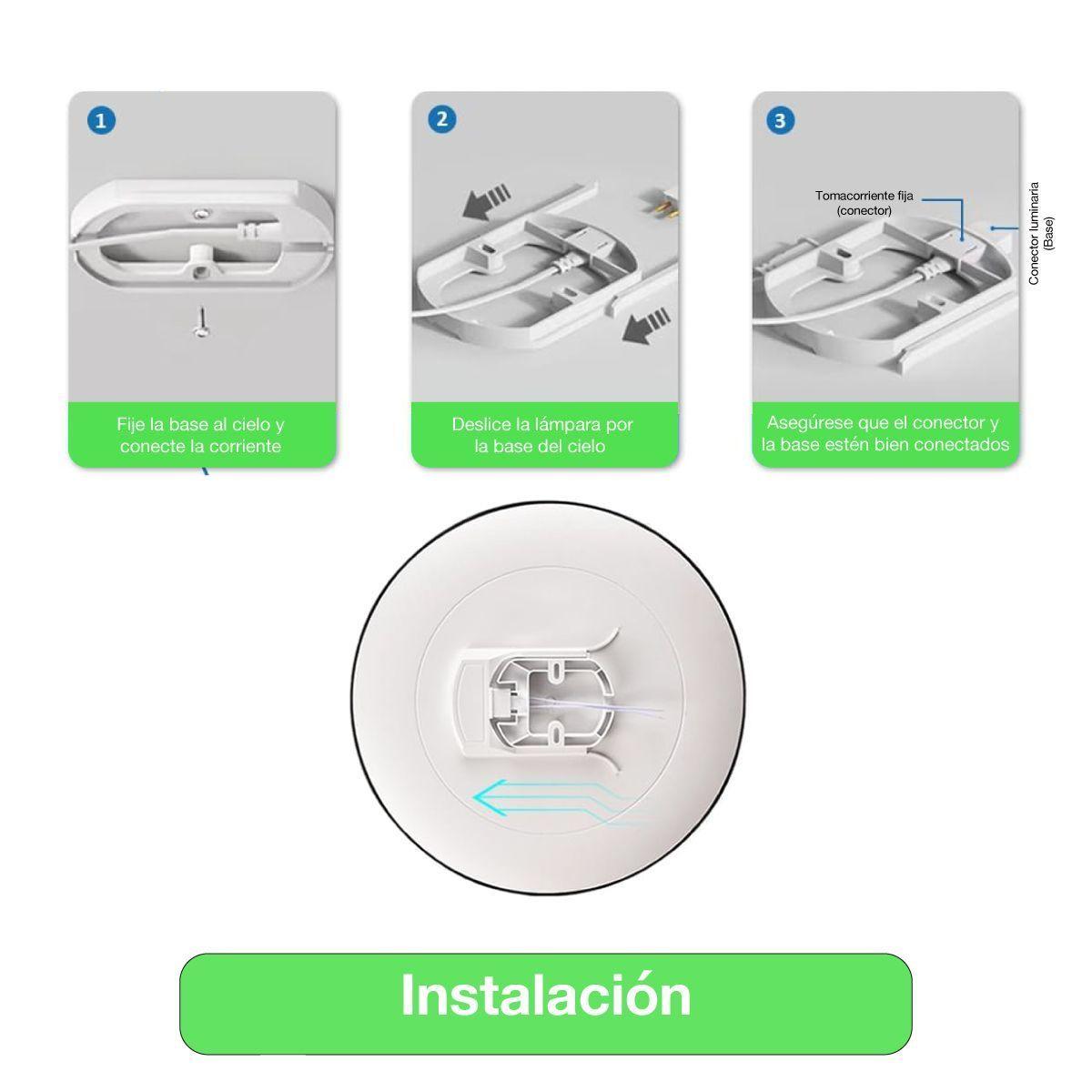 Foco Led Plafon Sobrepuesto Itd Redondo 24w Luz Blanca Ip54-4