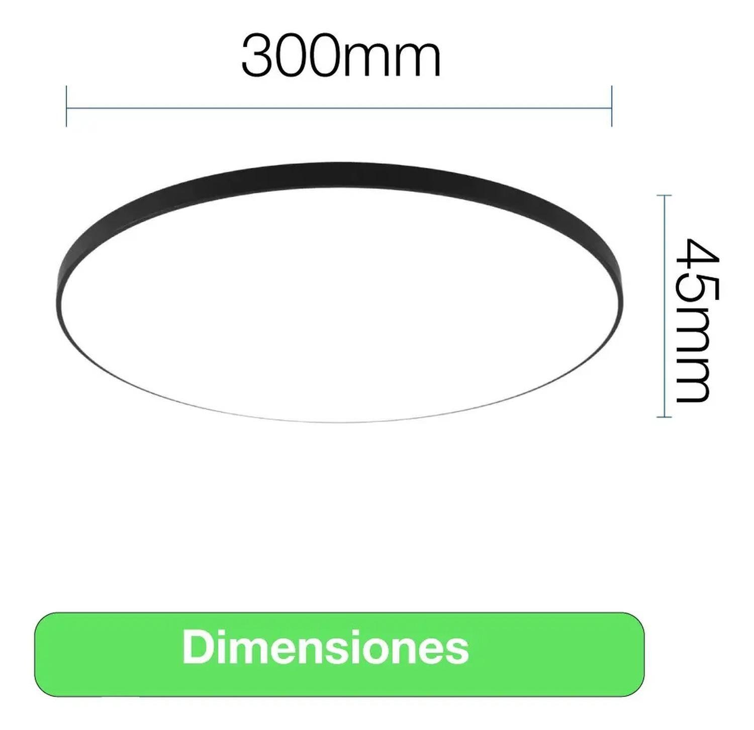 Foco Led Plafon Sobrepuesto Itd Redondo 24w Luz Blanca-4