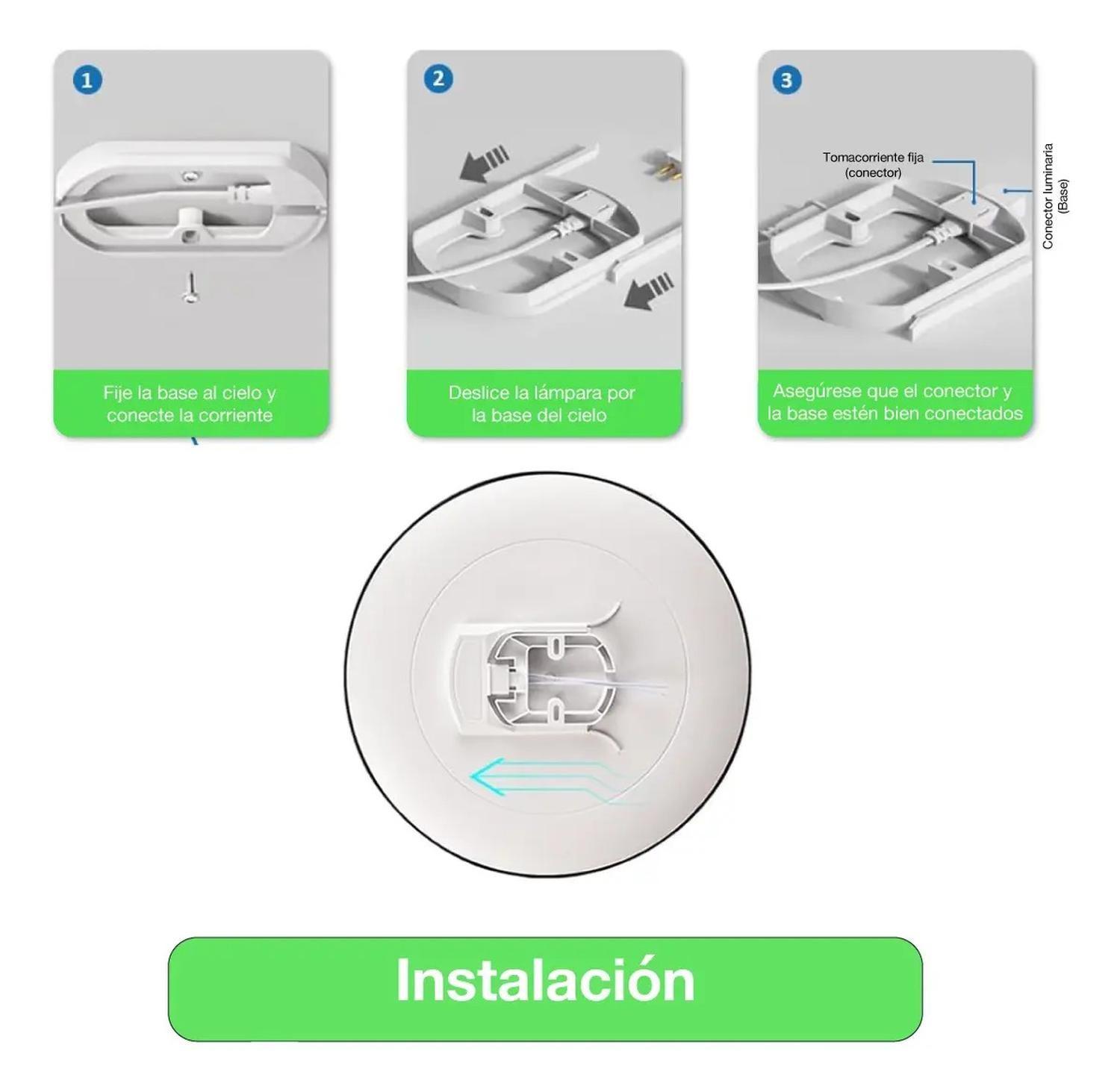 Foco Led Plafon Sobrepuesto Itd Redondo 24w Luz Blanca-5