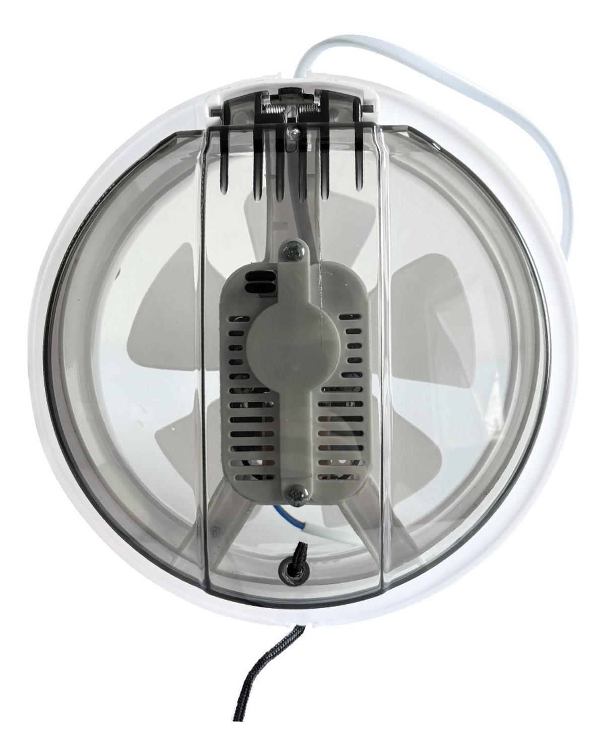 Extractor De Aire 6 Pulgadas Drl Redondo Baño Cocina Sec Blanco-4