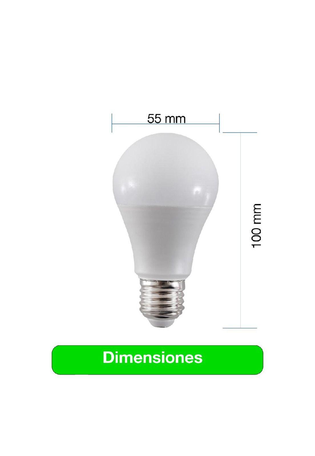 Ampolleta Led Drl A55 7w 550lm 220v Luz Blanca Fría Blanco Frío.-3