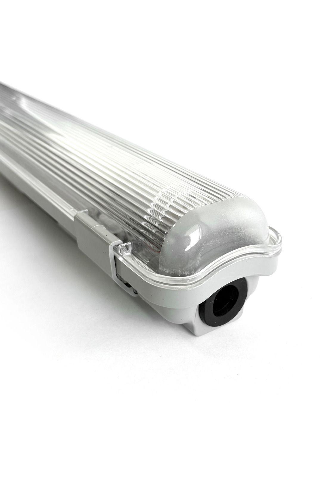 Equipo Estanco Led 1x9w Ip65 60cm + Tubo Led Luz Fría Sec-4