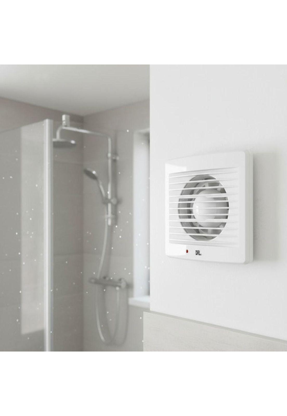 Extractor De Aire 5 Pulgadas Drl Cuadrado Baño Cocina Sec Blanco-8