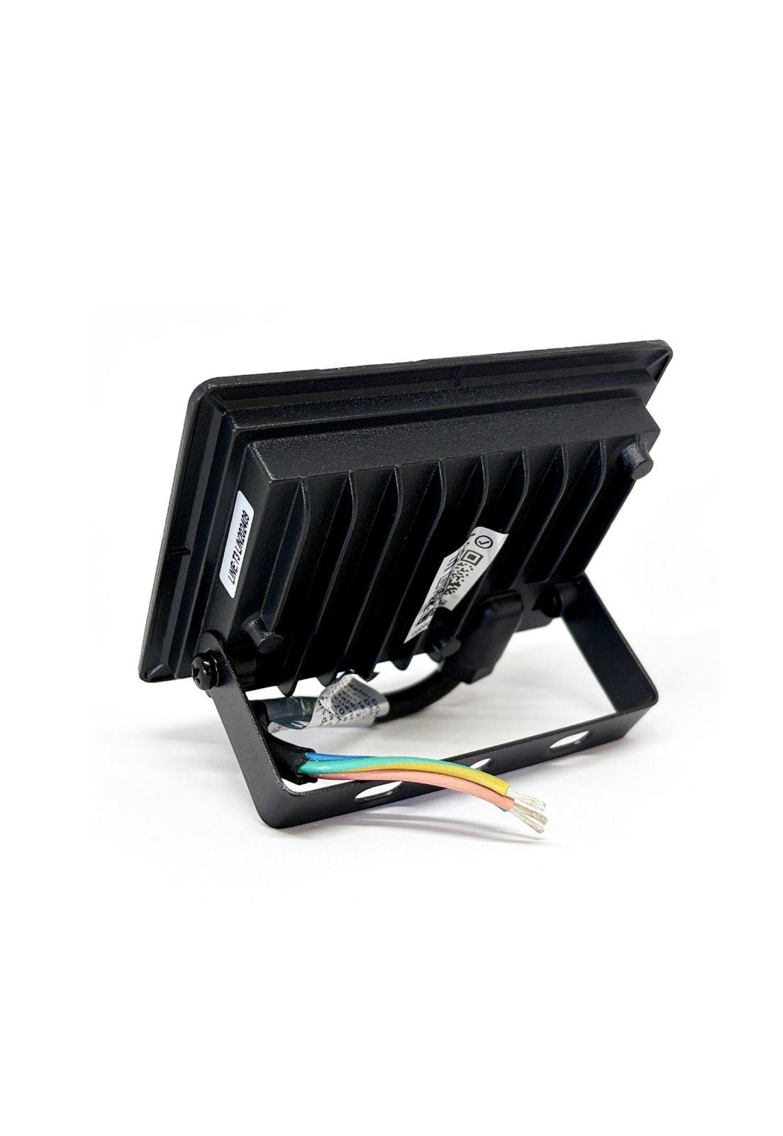 Foco Proyector Led Reflector 20w Ip65 Ik08 Luz Blanca Sec Negro Blanco Frío-2