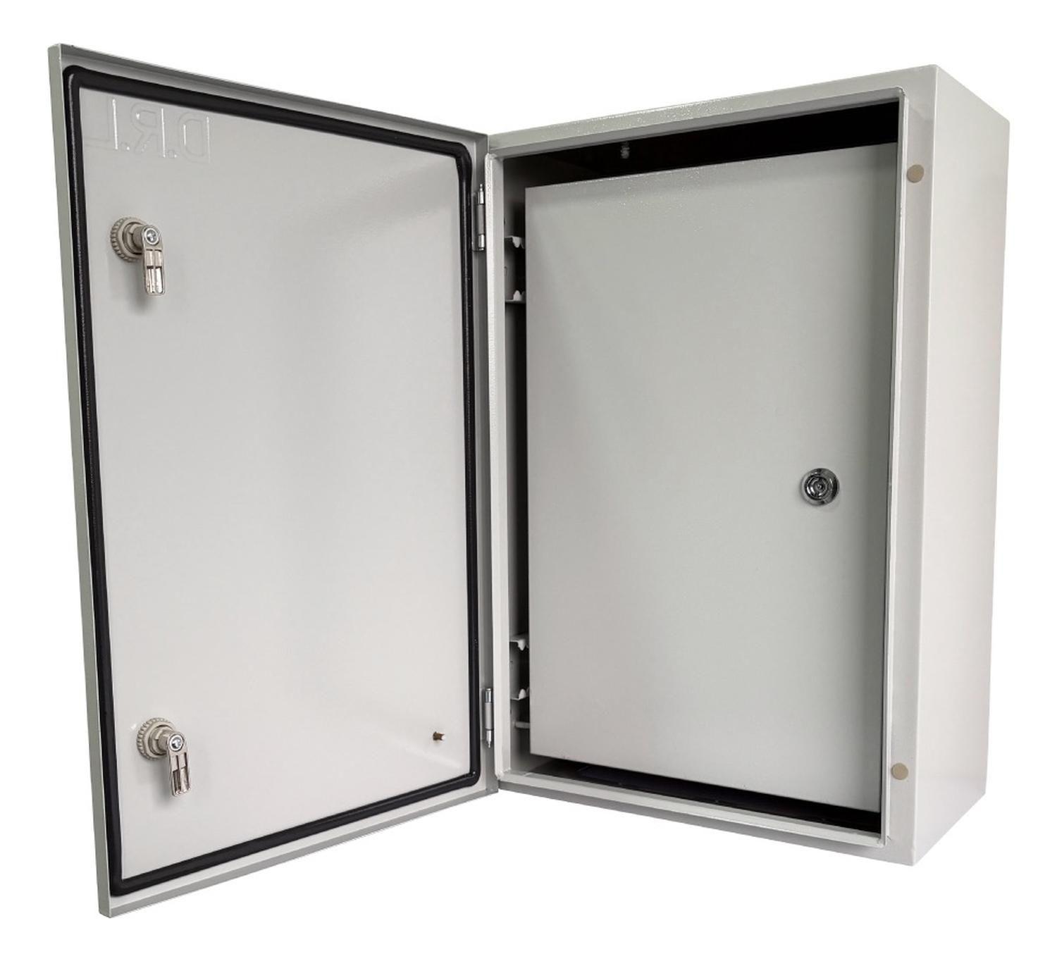 Tablero Gabinete Metálico 2 Puertas Drl 600x400x250mm 1,2mm-3