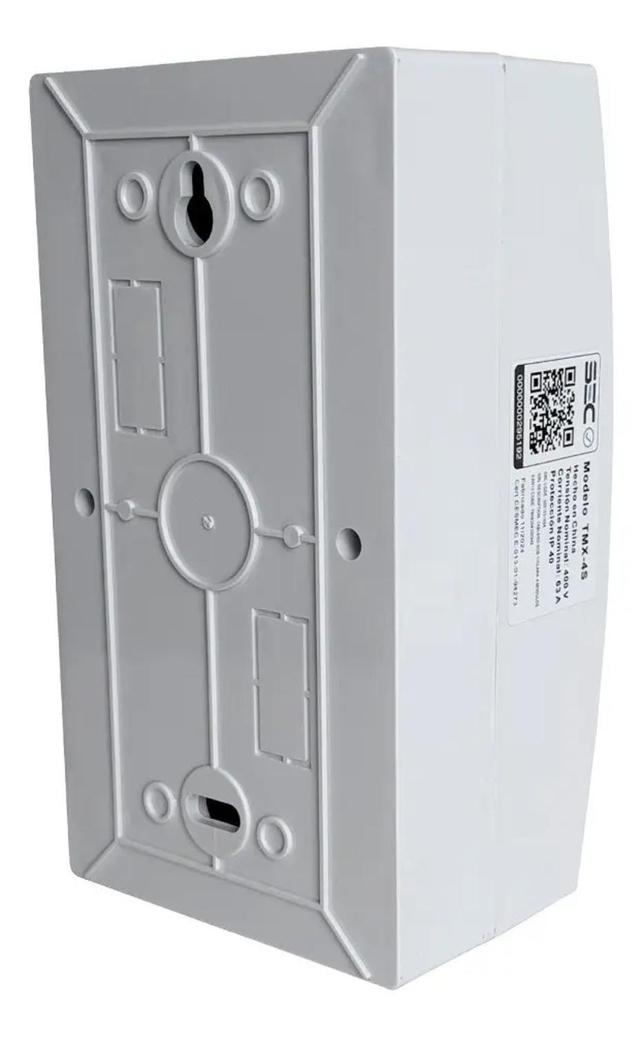 Tablero Eléctrico Sobreponer Drl 4 Modulos Tapa Clara Sec-3