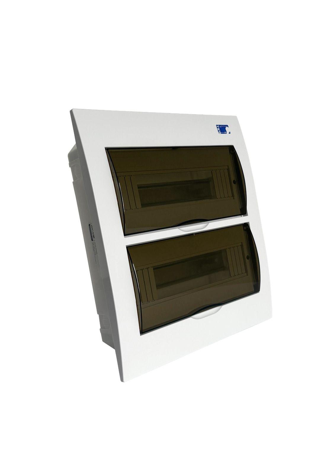 Tablero Eléctrico Embutido Drl 24 Modulos Tapa Clara Sec.-2