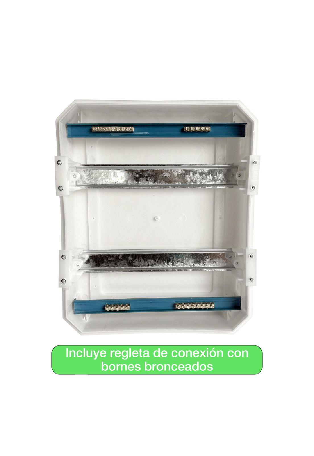 Tablero Eléctrico Embutido Drl 24 Modulos Tapa Clara Sec.-4