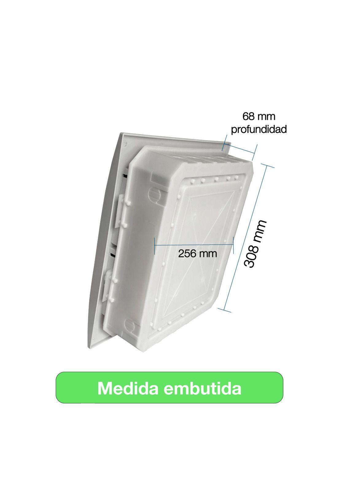 Tablero Eléctrico Embutido Drl 24 Modulos Tapa Clara Sec.-7
