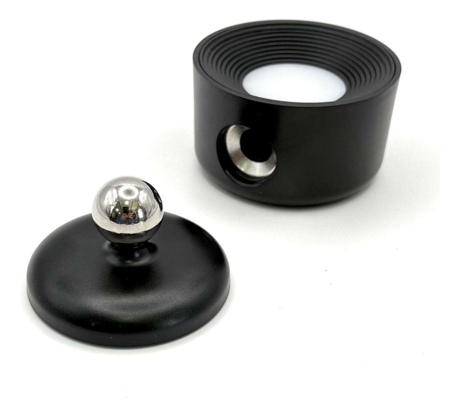 Foco Led Magnético Touch Recargable 4w 140lm Fría-cálida Usb Negro-4