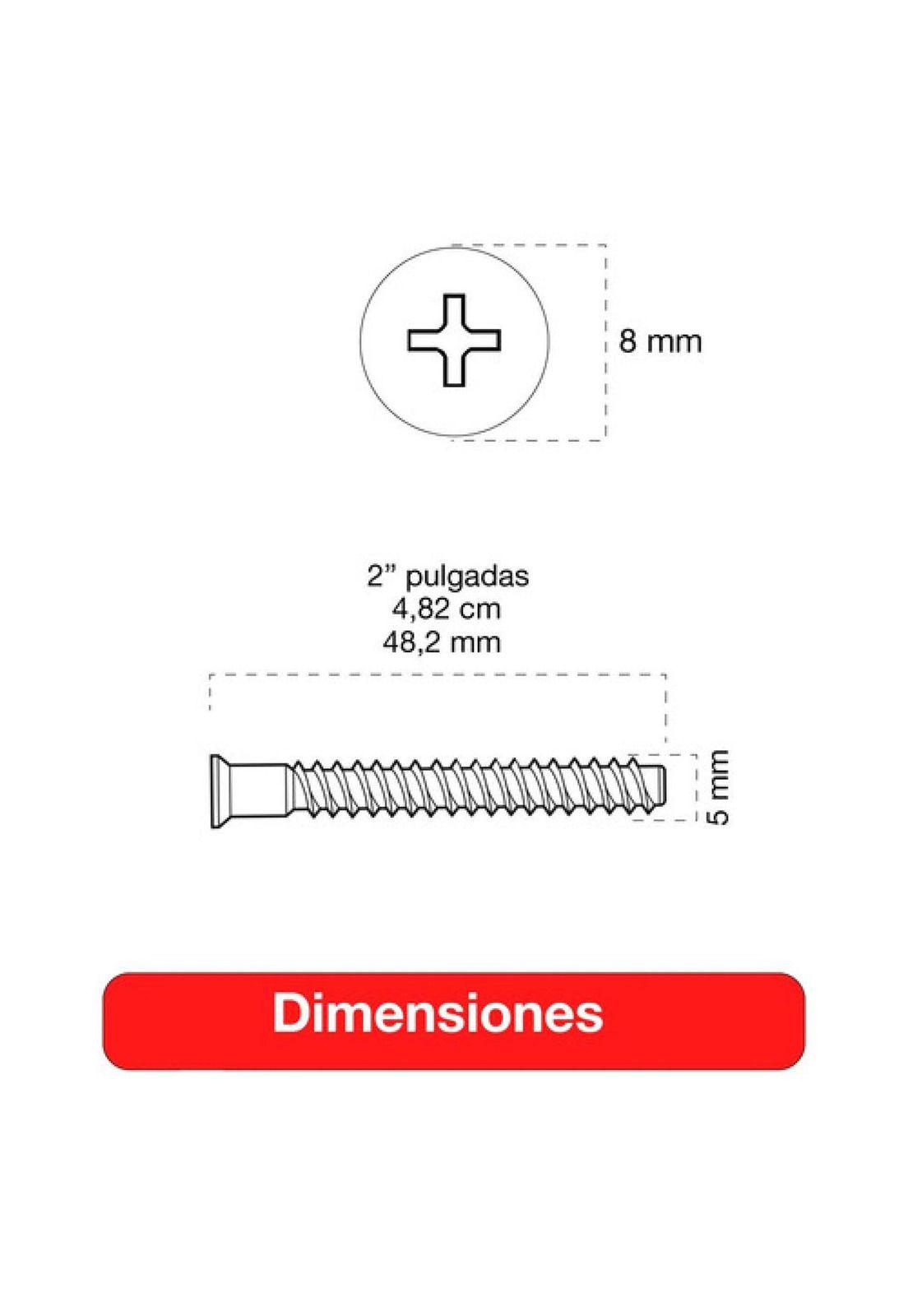 30 Cajas De Tornillo Soberbio Wisefix Zincado 3/16x2 3000u.-3