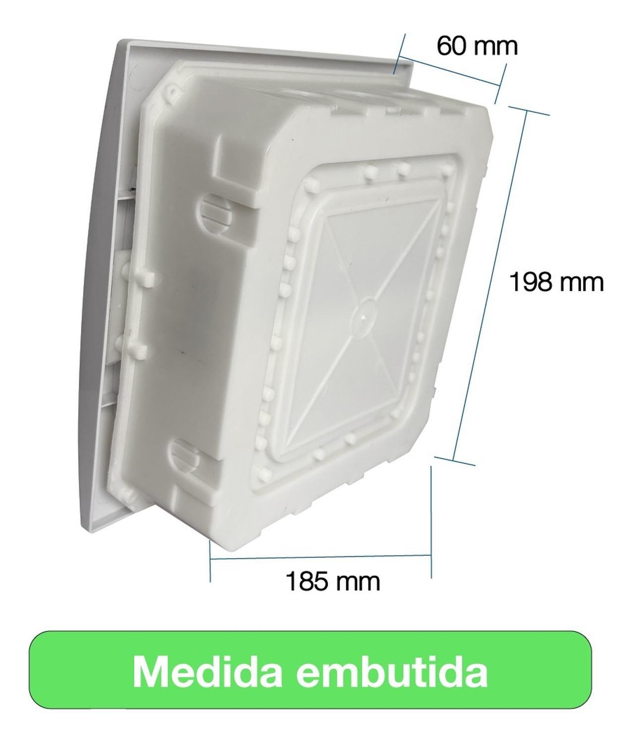 Tablero Eléctrico Embutido Drl 8 Modulos Tapa Blanca Sec-7