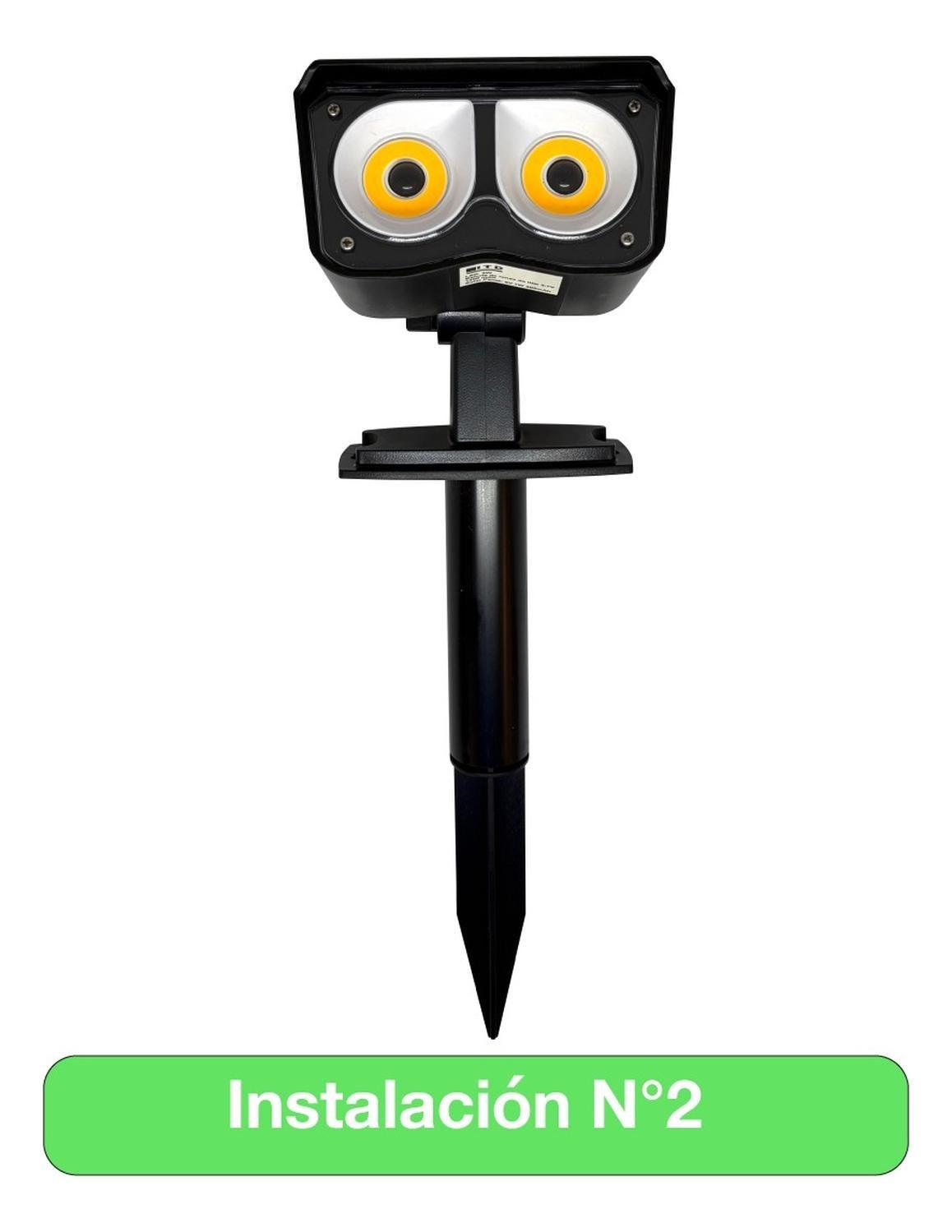 Foco Estaca Solar Led Jardin Itd 3w 200lm Ip65 8h 4000k Negro-5