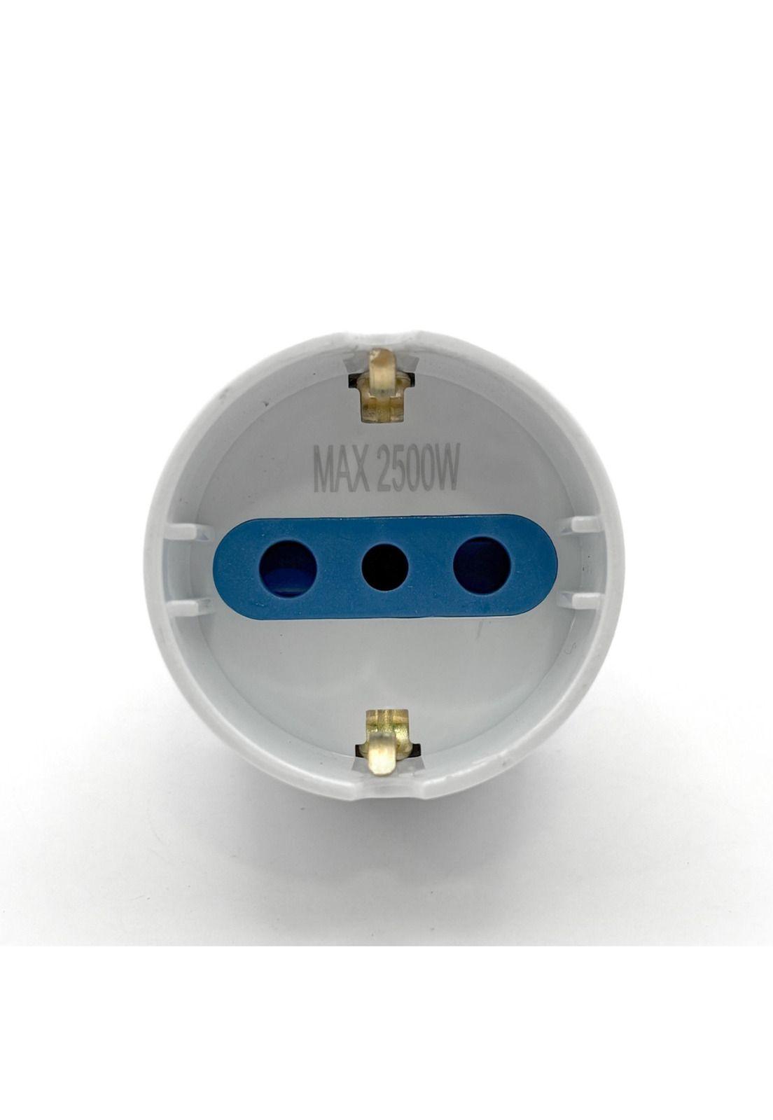 Adaptador Enchufe Schuko Hembra Eléctrico 10a Certificado.-3