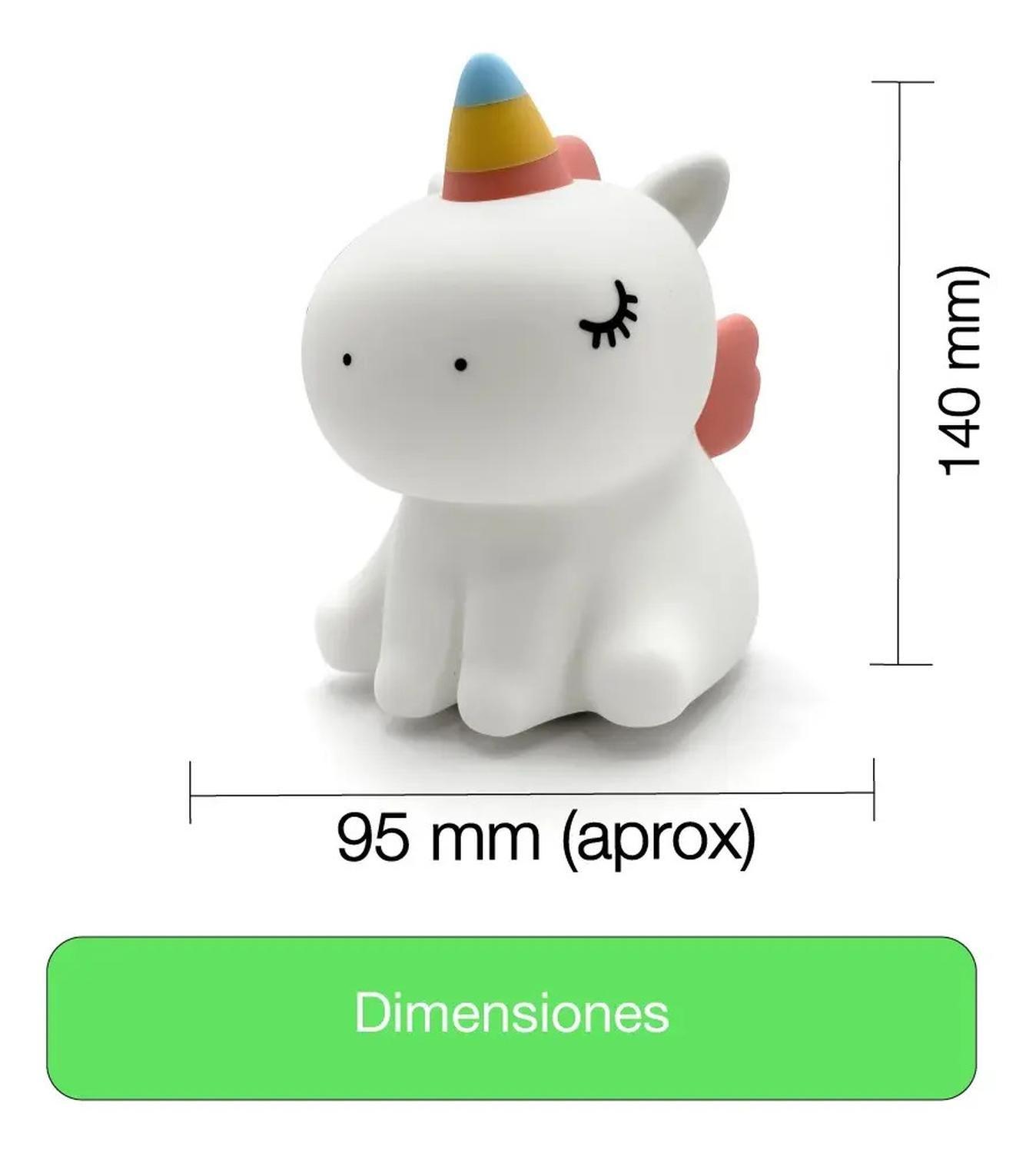 Lámpara Led Recargable Espanta Cuco Para Bebé Niños Rgb Usb-6