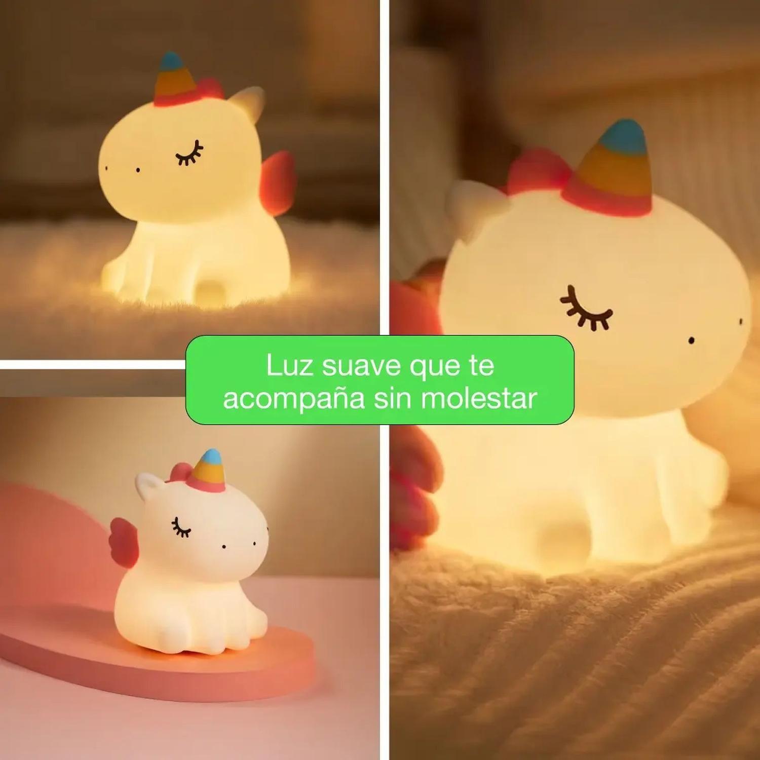 Lámpara Led Recargable Espanta Cuco Para Bebé Niños Rgb Usb-8
