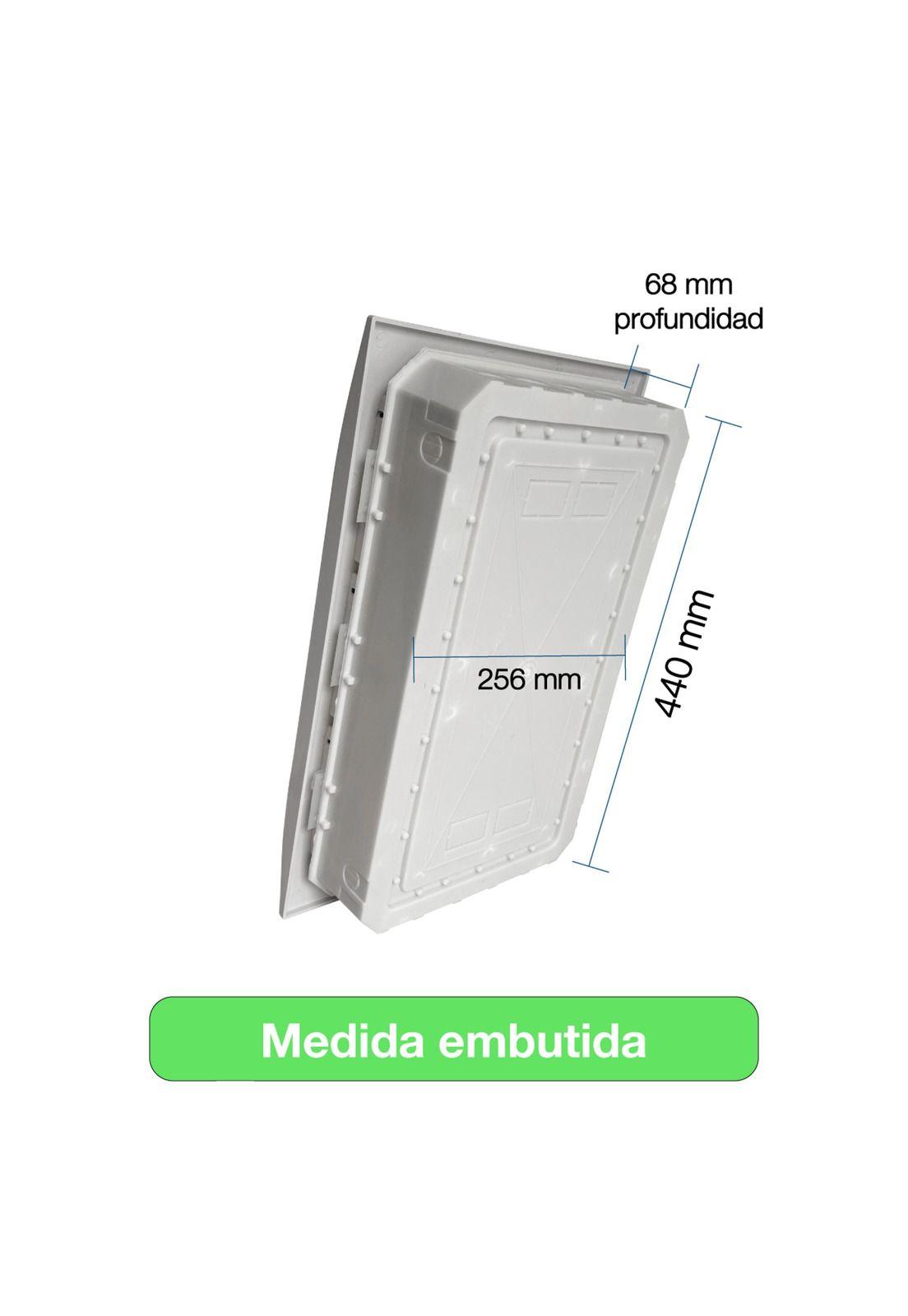 Tablero Eléctrico Embutido Drl 36 Modulos Tapa Clara Sec.-7