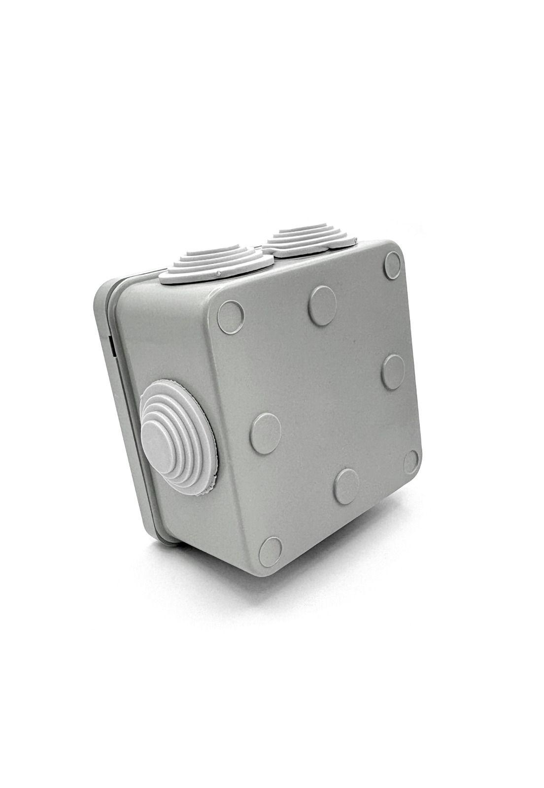 Caja Estanca Derivación Drl Ip40 Pvc 80x80x50mm Conos Sec Gris-2