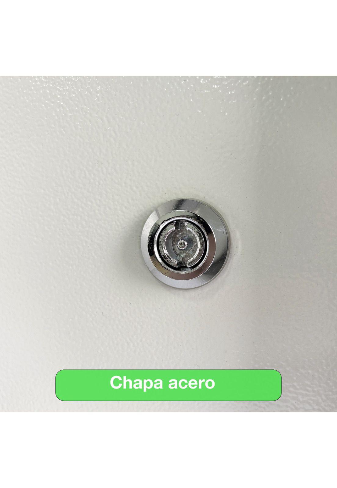 Tablero Gabinete Metálico 2 Puertas Drl 500x400x200mm 1,2mm-4