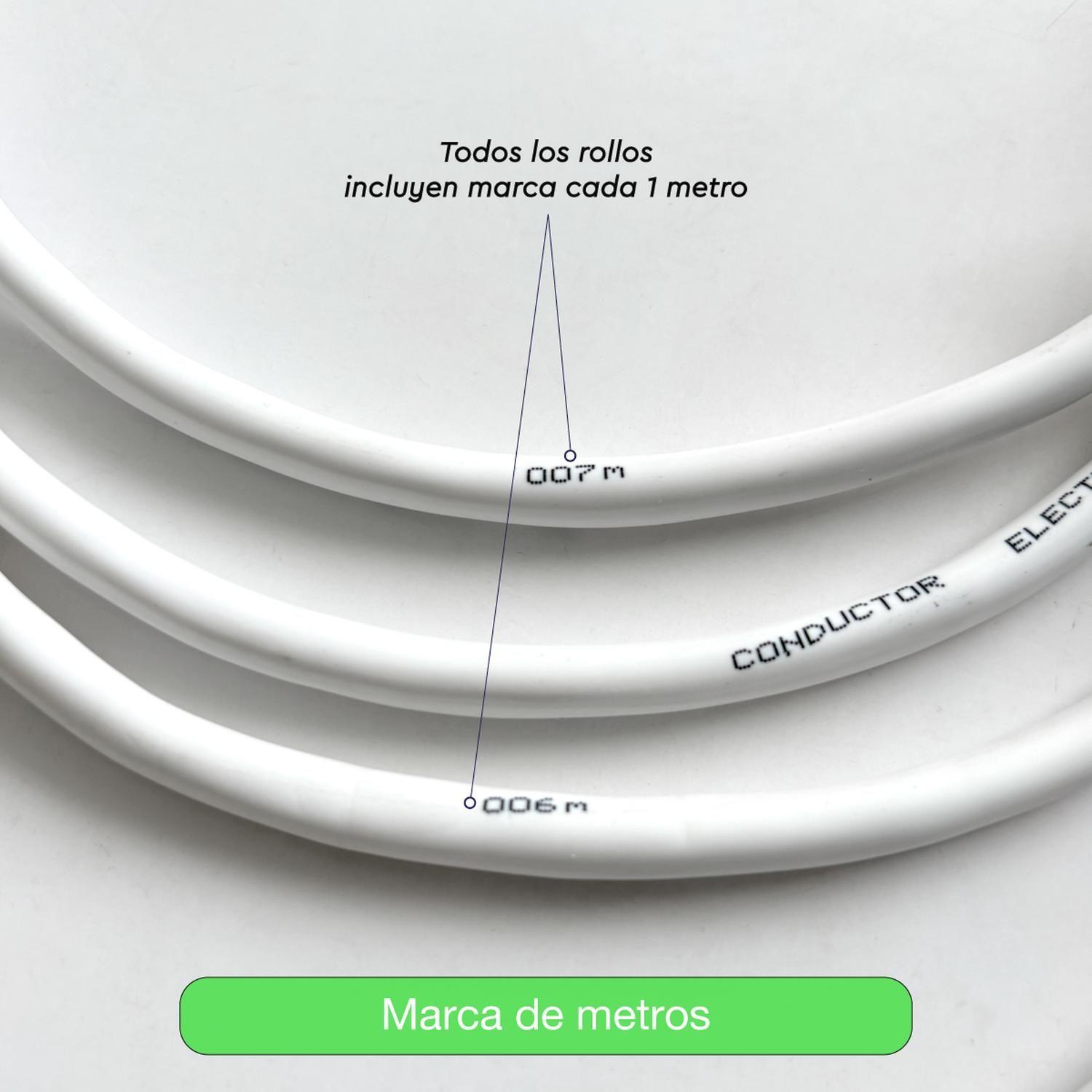 Cordón Eléctrico Veltrox Flexible 3x1,0mm2 10m Blanco Sec Blanco-6