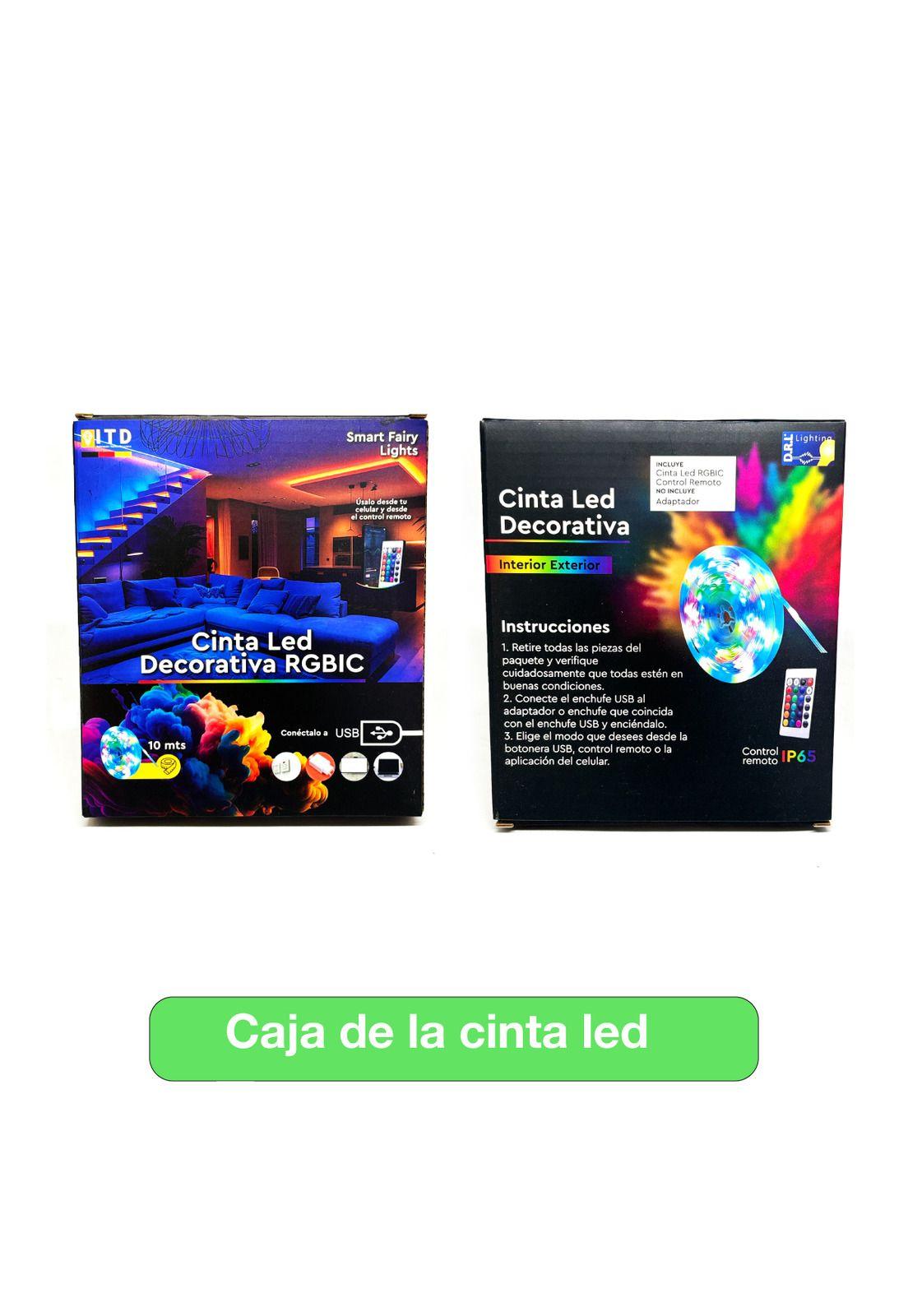 Cinta Led Luces Rbgic Usb Itd Control + Aplicación Ip65 10mt Rgb-2