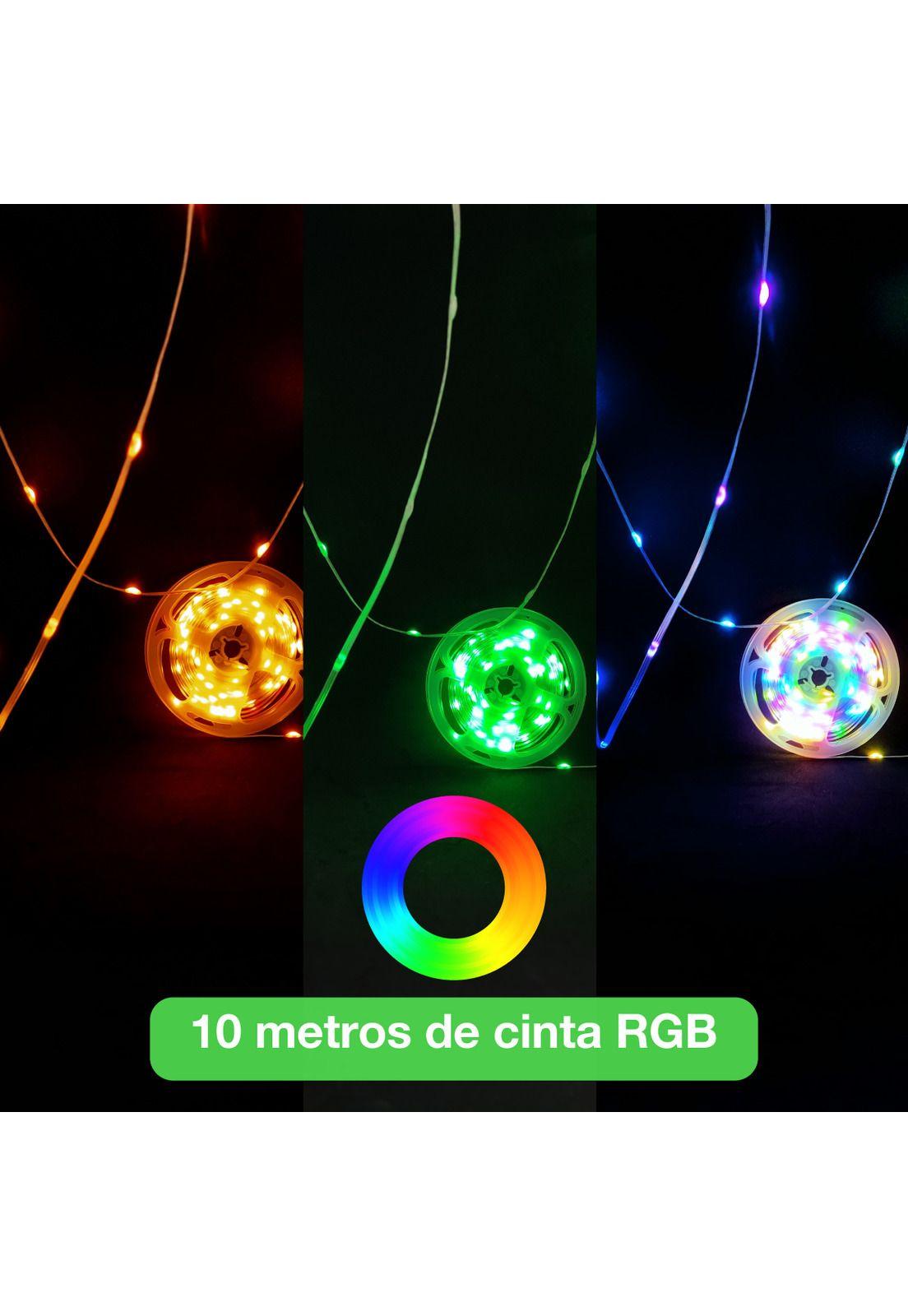 Cinta Led Luces Rbgic Usb Itd Control + Aplicación Ip65 10mt Rgb-5