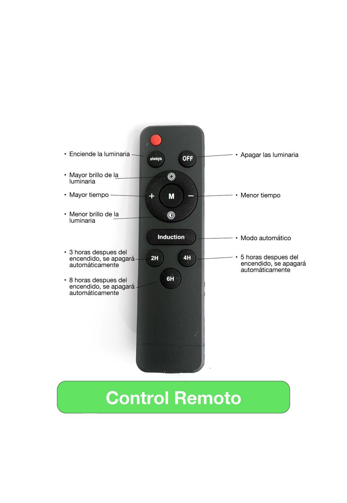 Foco Proyector Solar Led Exterior Itd 200w Fría Ip65 Sensor - Negro - Blanco Frío-4