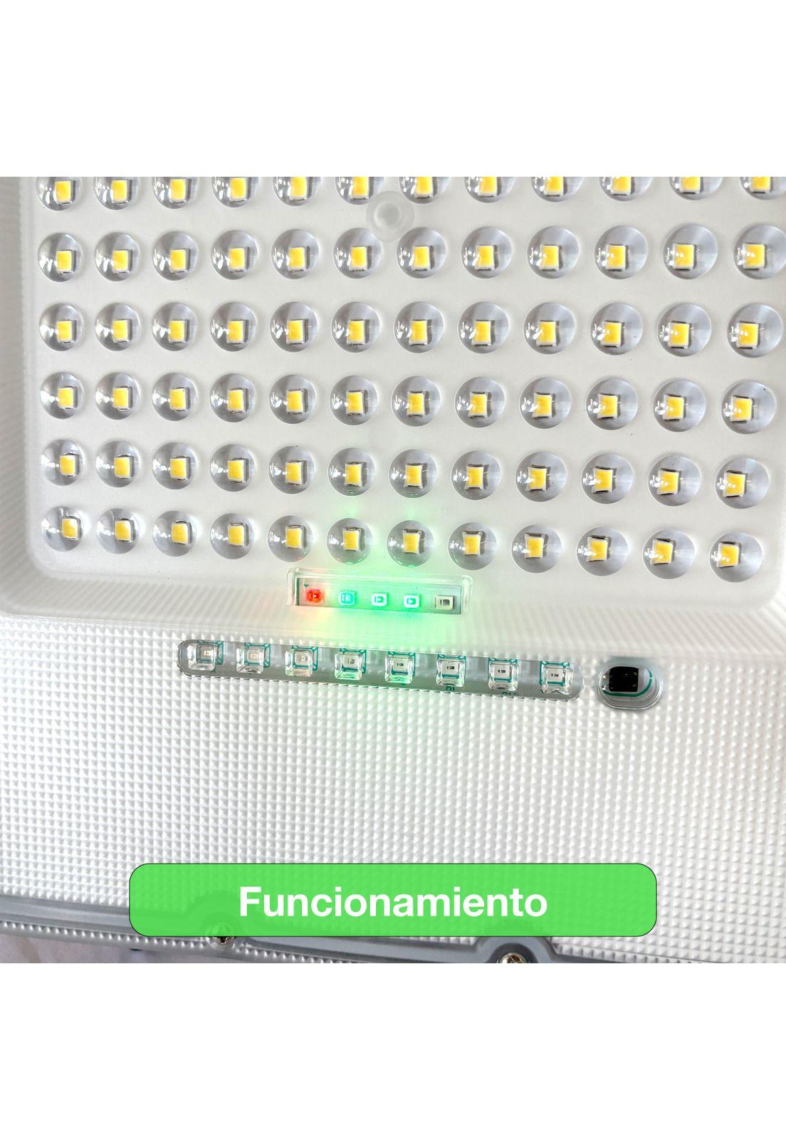 Foco Proyector Solar Led Exterior Itd 200w Fría Ip65 Sensor - Negro - Blanco Frío-5