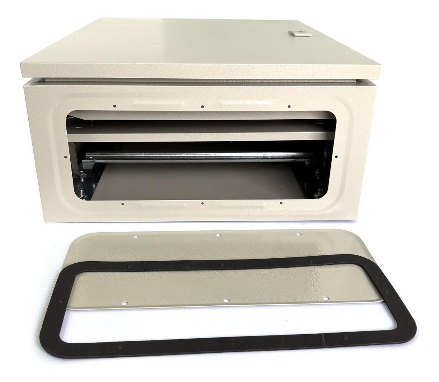 Tablero Gabinete Metálico 2 P/chasis Drl 500x400x200mm Ip65-3