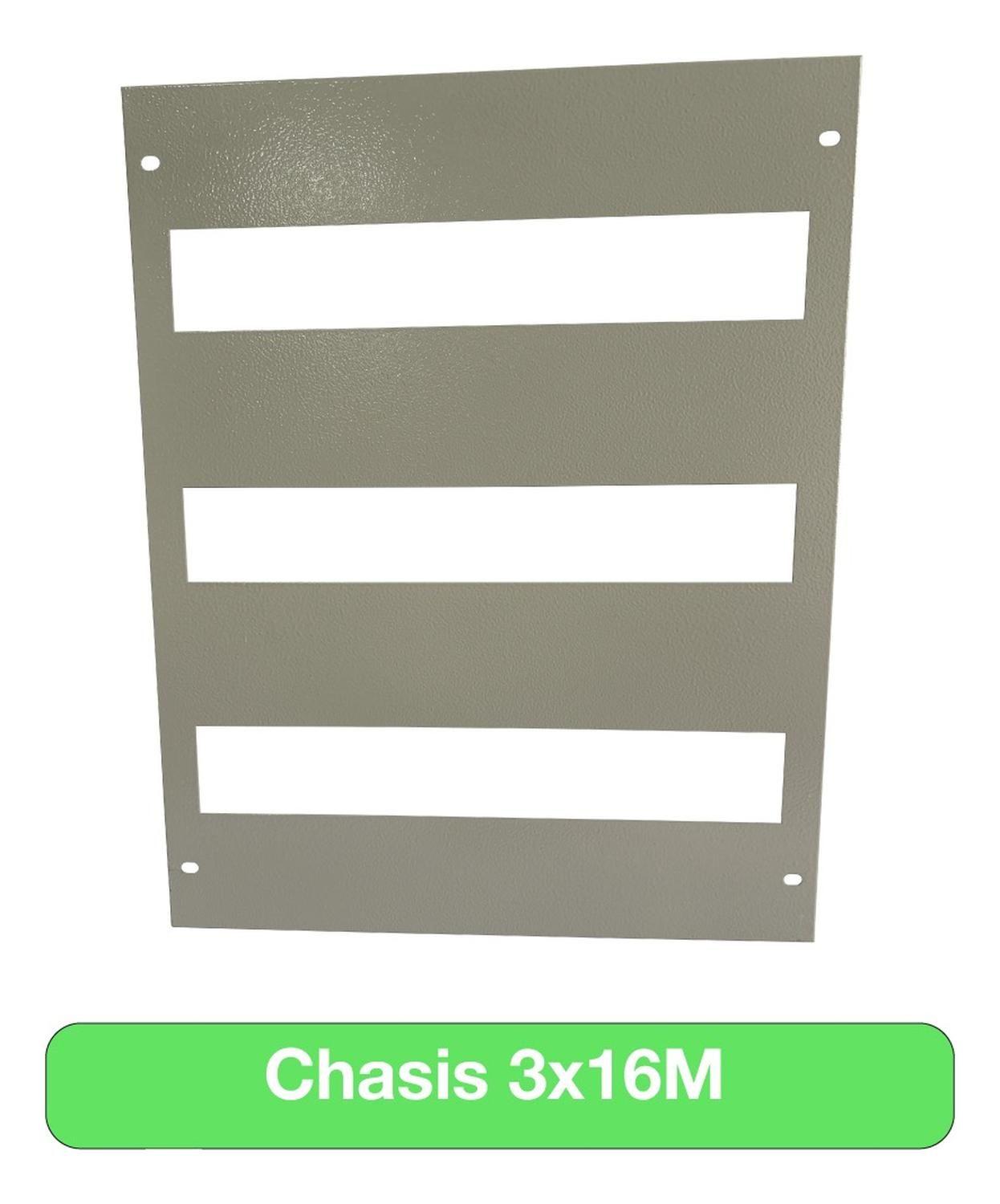 Tablero Gabinete Metálico 2 P/chasis Drl 500x400x200mm Ip65-6