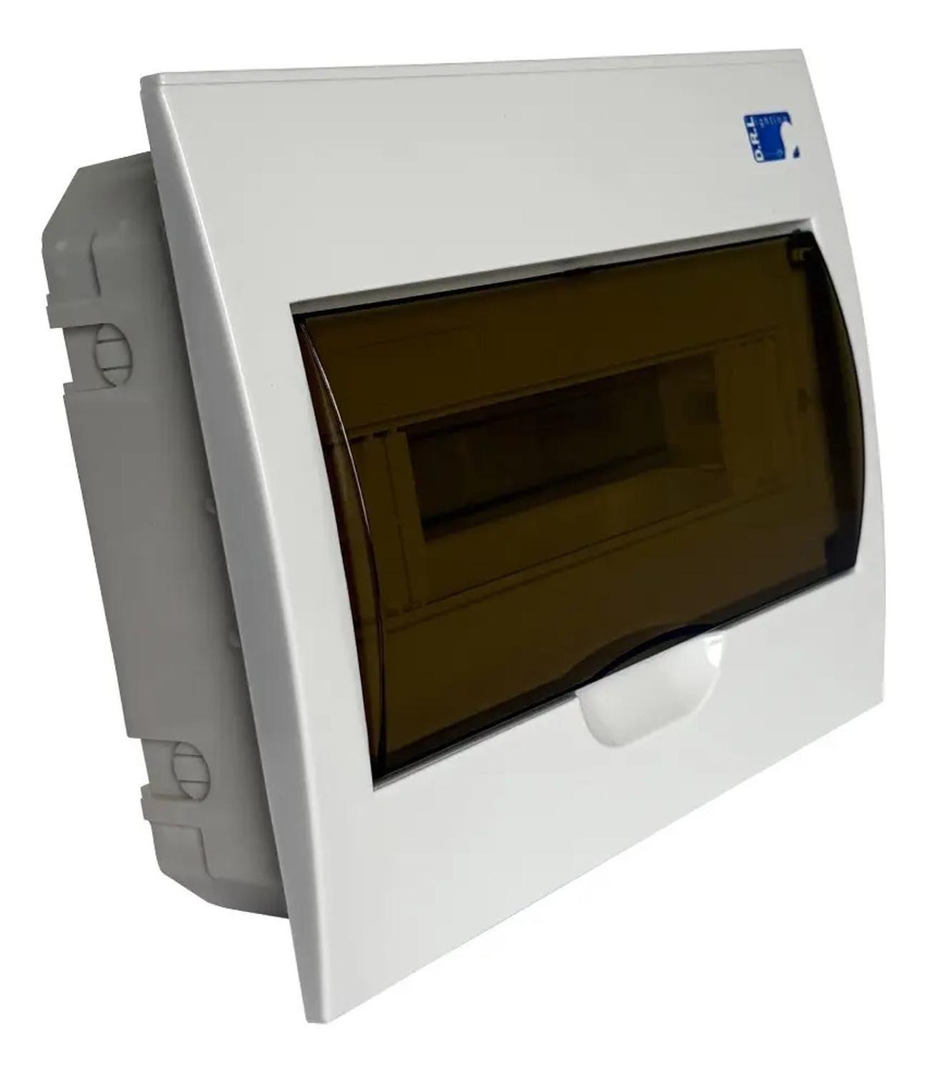 Tablero Eléctrico Embutido Drl 12 Modulos Tapa Clara Sec-2