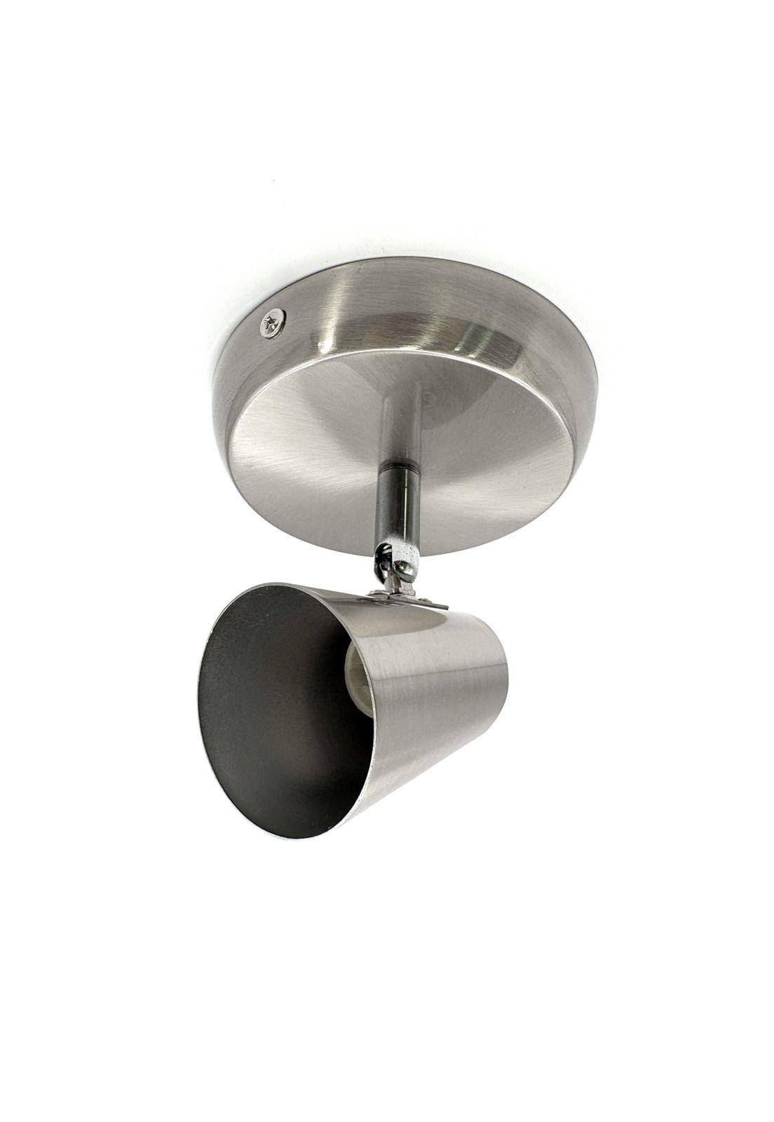 Foco Apliqué Led Cielo Satinado Metal Orientable (sin Gu10) Satinado-7