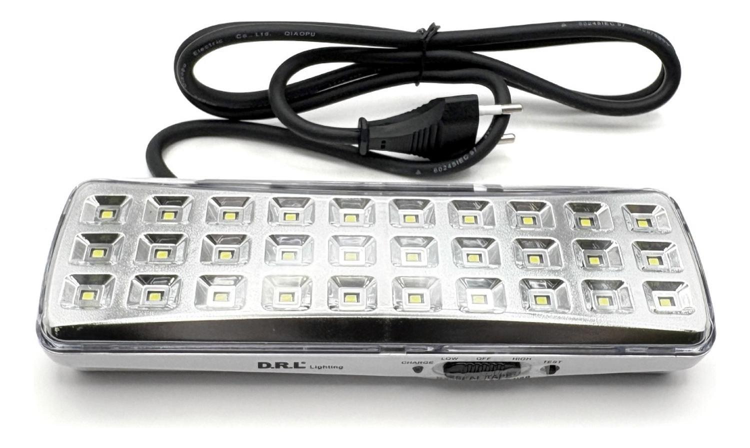Lámpara Emergencia Led 2,5w Batería Recargable 30led 160lm Blanco-2