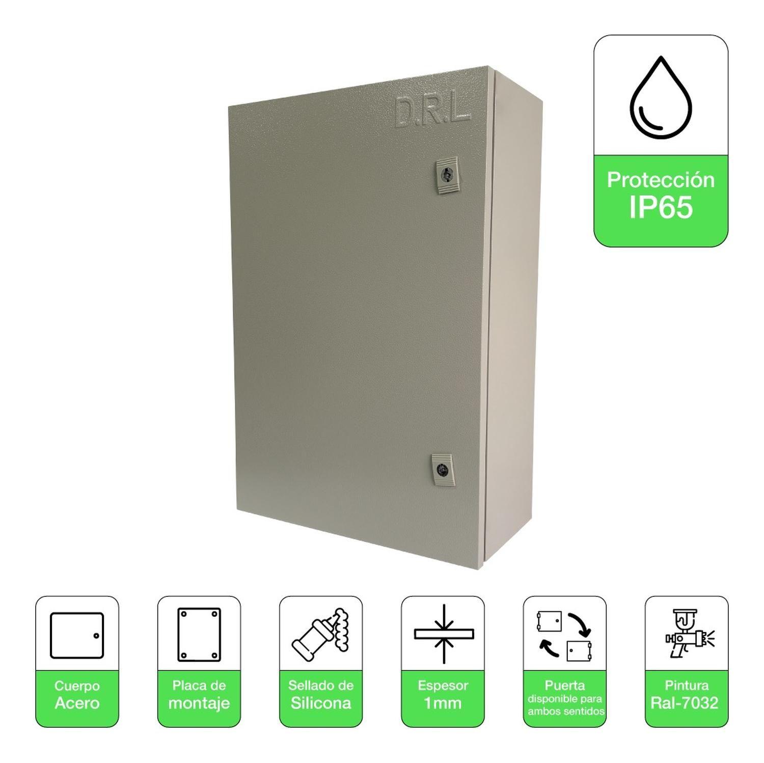 Tablero Eléctrico Gabinete Metálico Drl 600x400x200mm Ip65-1