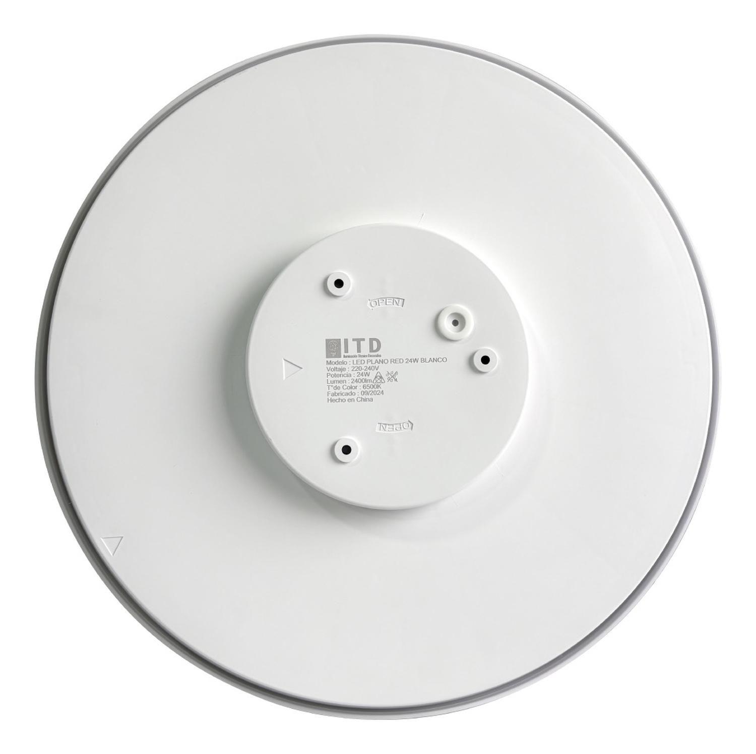 Foco Led Plafon Itd Sob. Redondo 24w Sensor Y Control Ip44-4