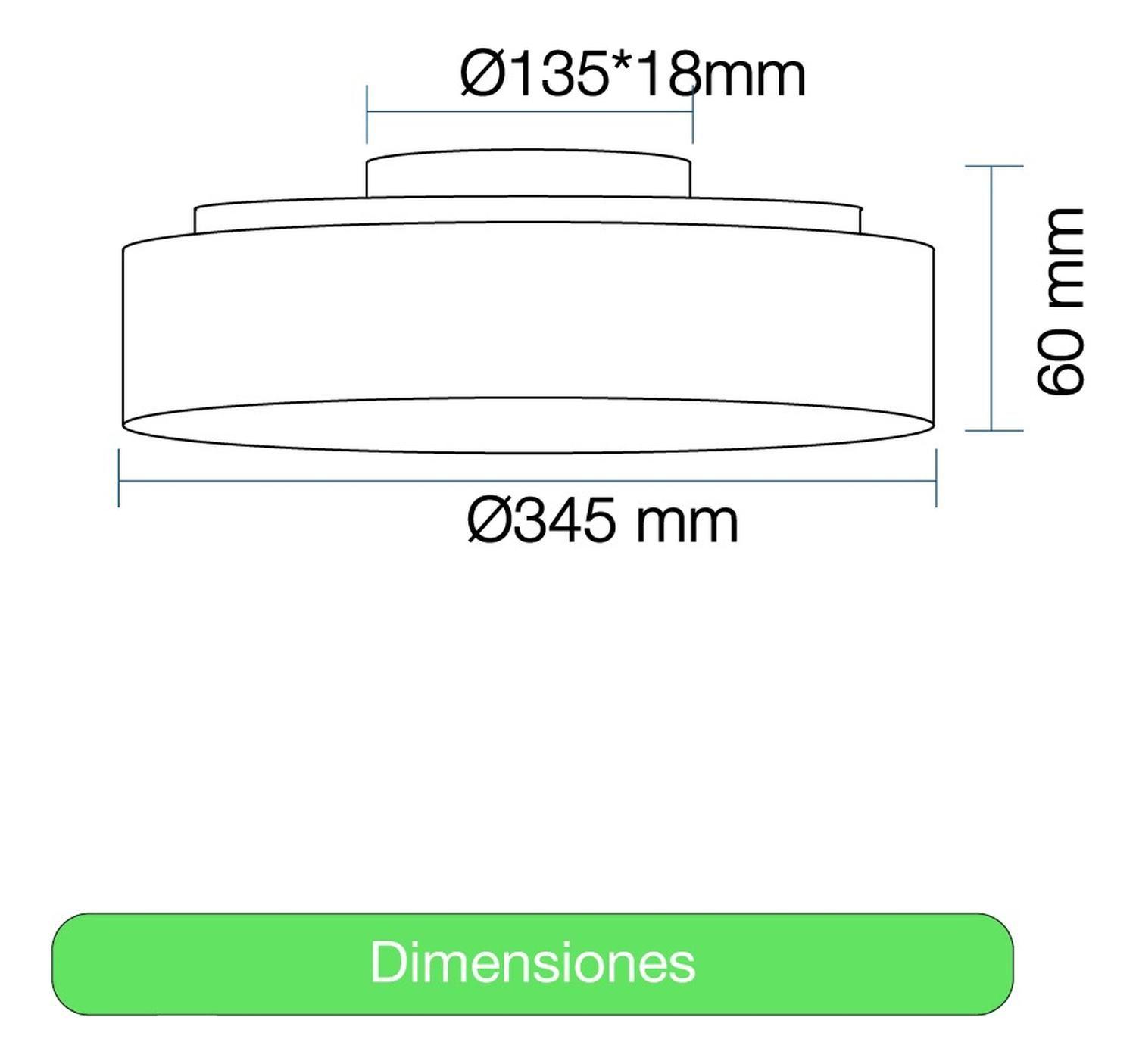 Foco Led Plafon Itd Sob. Redondo 24w Sensor Y Control Ip44-7