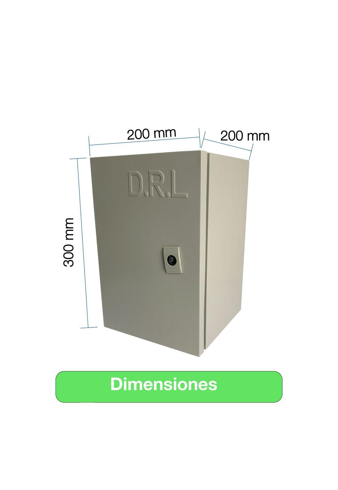 Tablero Eléctrico Gabinete Metálico Drl 300x200x200mm Ip65-2