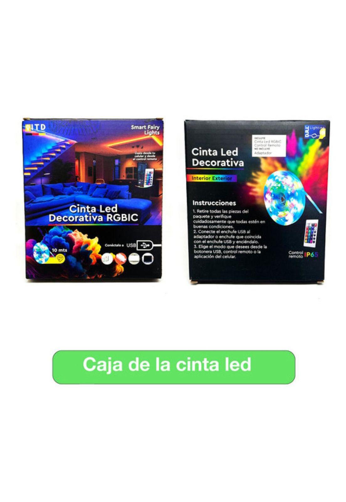 Pack 2 Cintas Led Rbg Ic Usb Itd App Lotuslampx Ip65 2x10mt Rgb-2