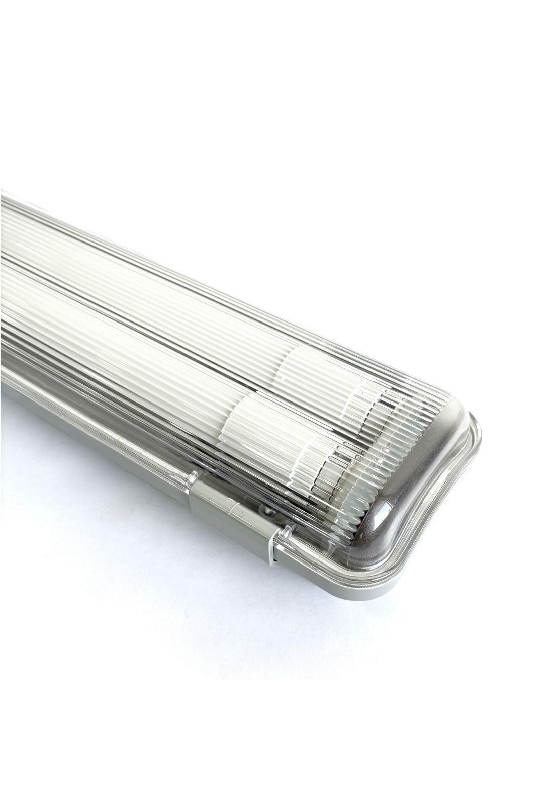 Equipo Estanco Led 2x9w Ip65 60cm + 2 Tubos Led Luz Fría Sec-3