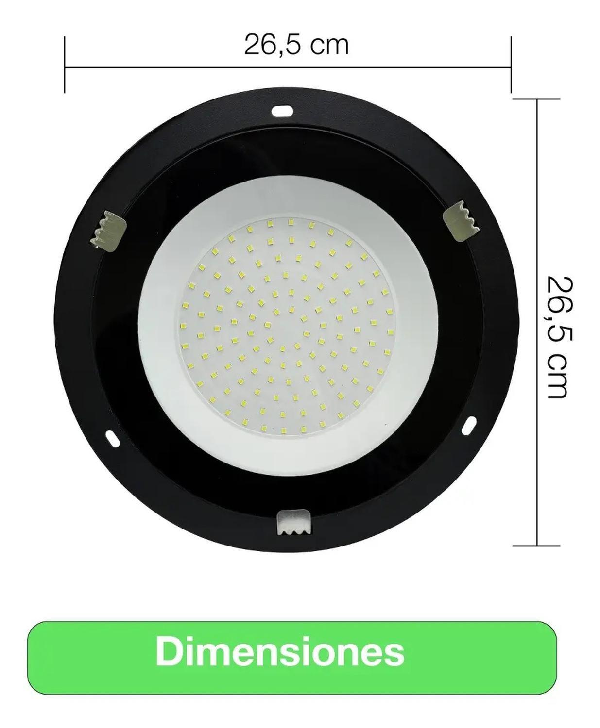 Campana Led Ufo 150w 15.000lm Ip65 Luz Neutra Industrial-6