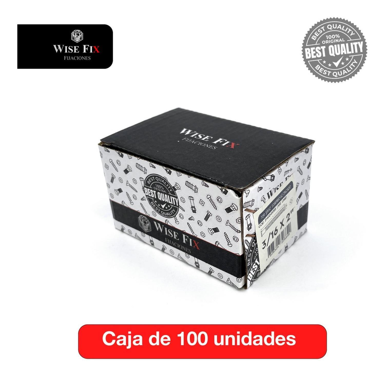 Tornillo Soberbio Wisefix Zincado 3/16x2 100u-2