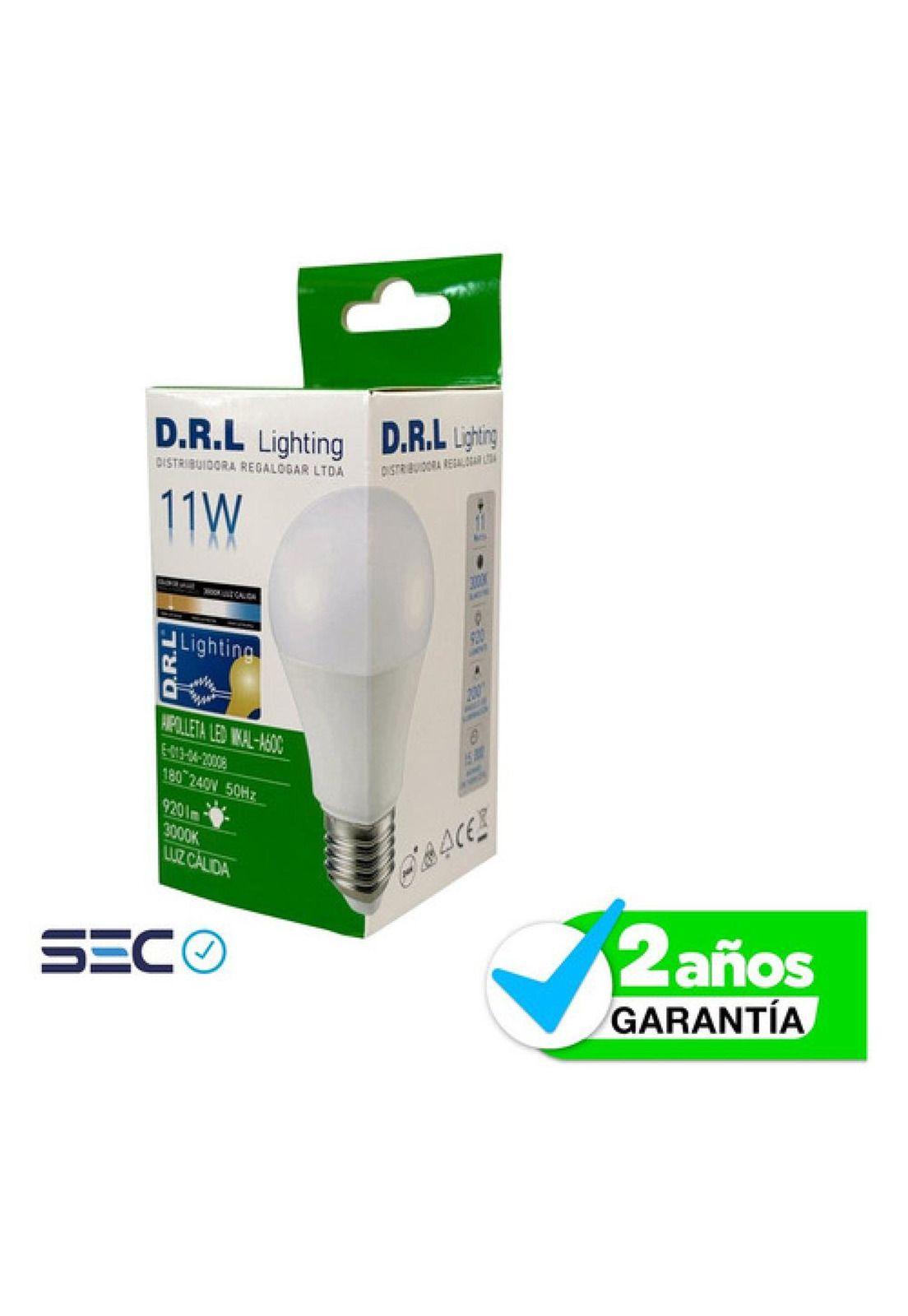 Pack 20 Ampolletas Led Drl 11w 920lm Cálida O Blanca Fría.-2