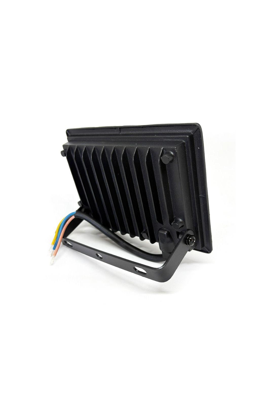 Foco Proyector Led Reflector 30w Ip65 Ik08 Luz Blanca Sec Negro Blanco Frío-2