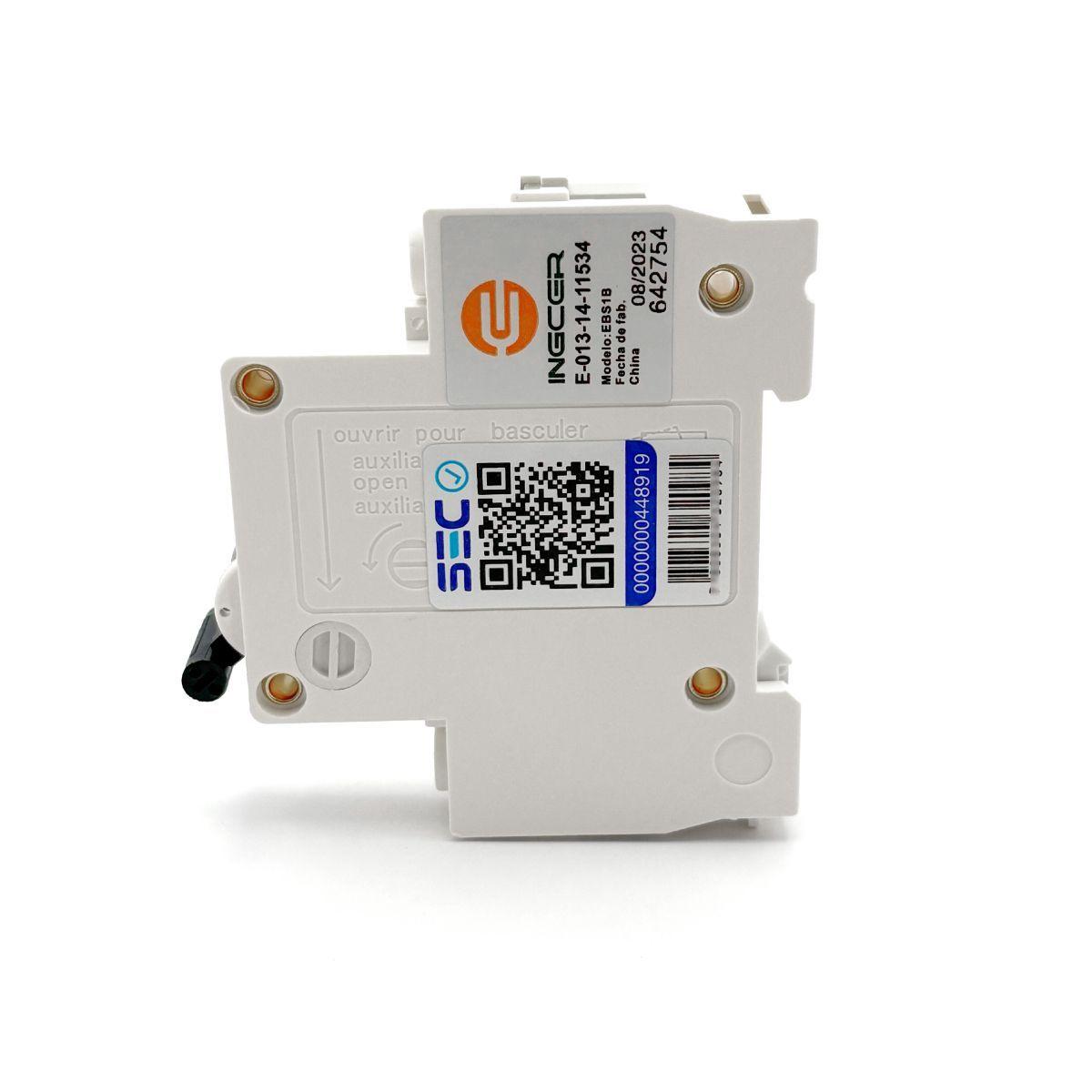 Interruptor Automático Ebasee 1x 6a Curva C 6ka Certificado.-2